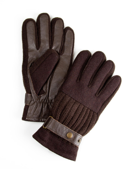 Gloves three textures