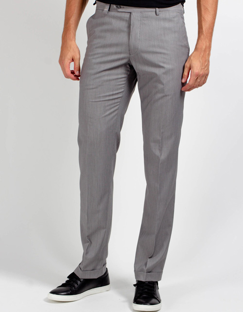 Micro-pattern tailoring suit trousers