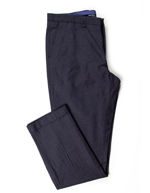 Semi-dress stretch structure trousers