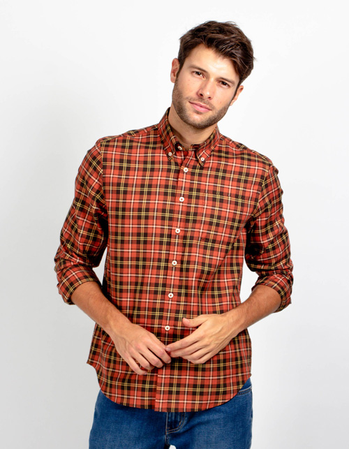 Chequered forest shirt