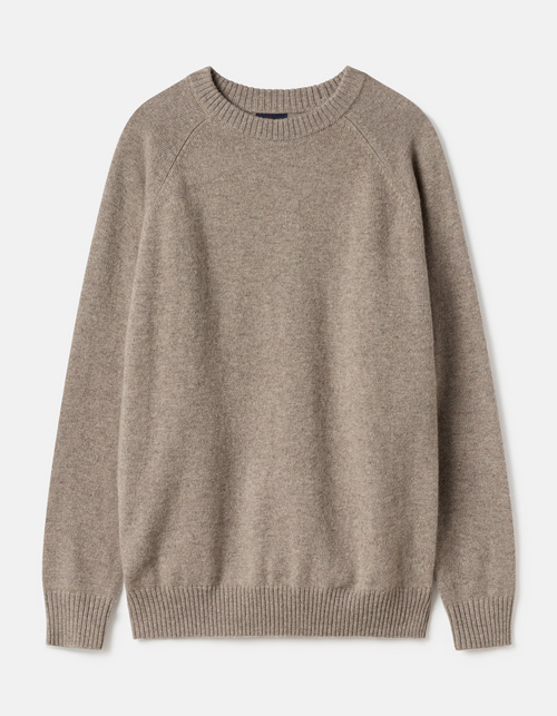 Textured wool blend jumper