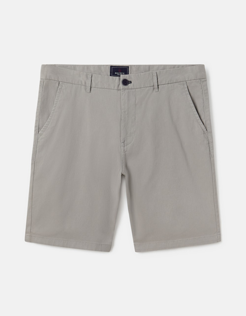 Plain five-pocket Bermuda shorts