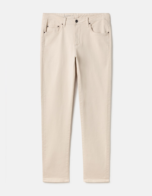 Five-pocket cotton trousers