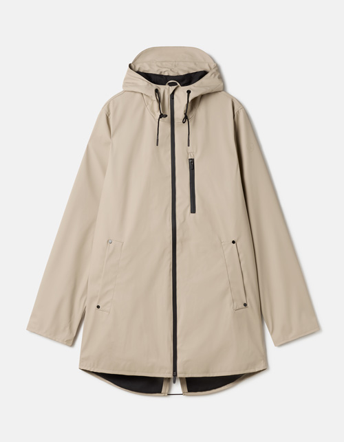 Waterproof hooded raincoat