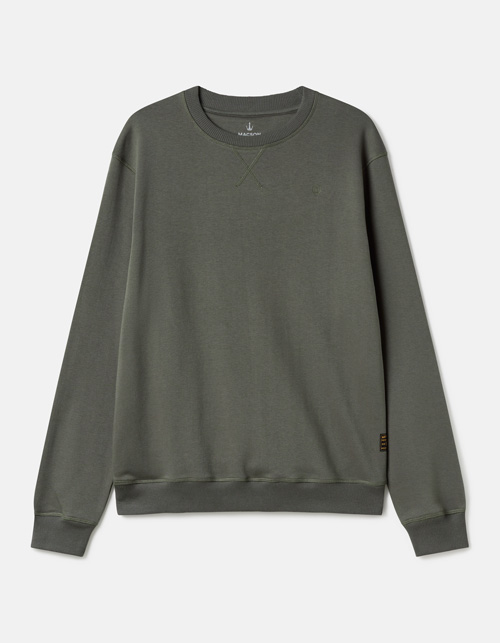Sweatshirt simples decote redondo