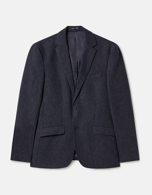 Plain buttoned blazer