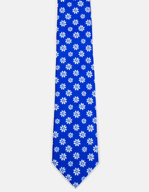 Patterned tie.