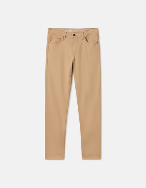 Five-pocket cotton trousers